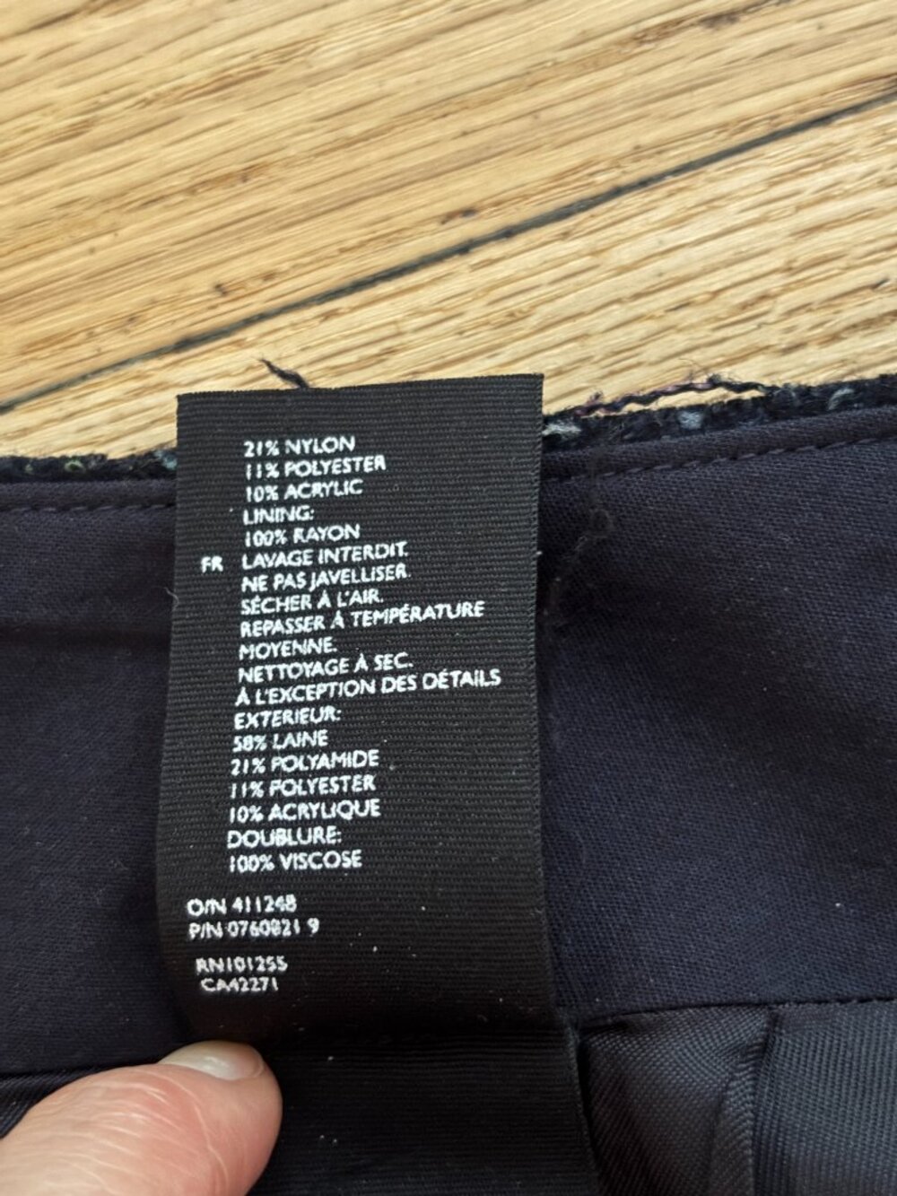 COS | Raw-Cut Rounded Wool Culottes | Size 6 - Picture 9 of 10